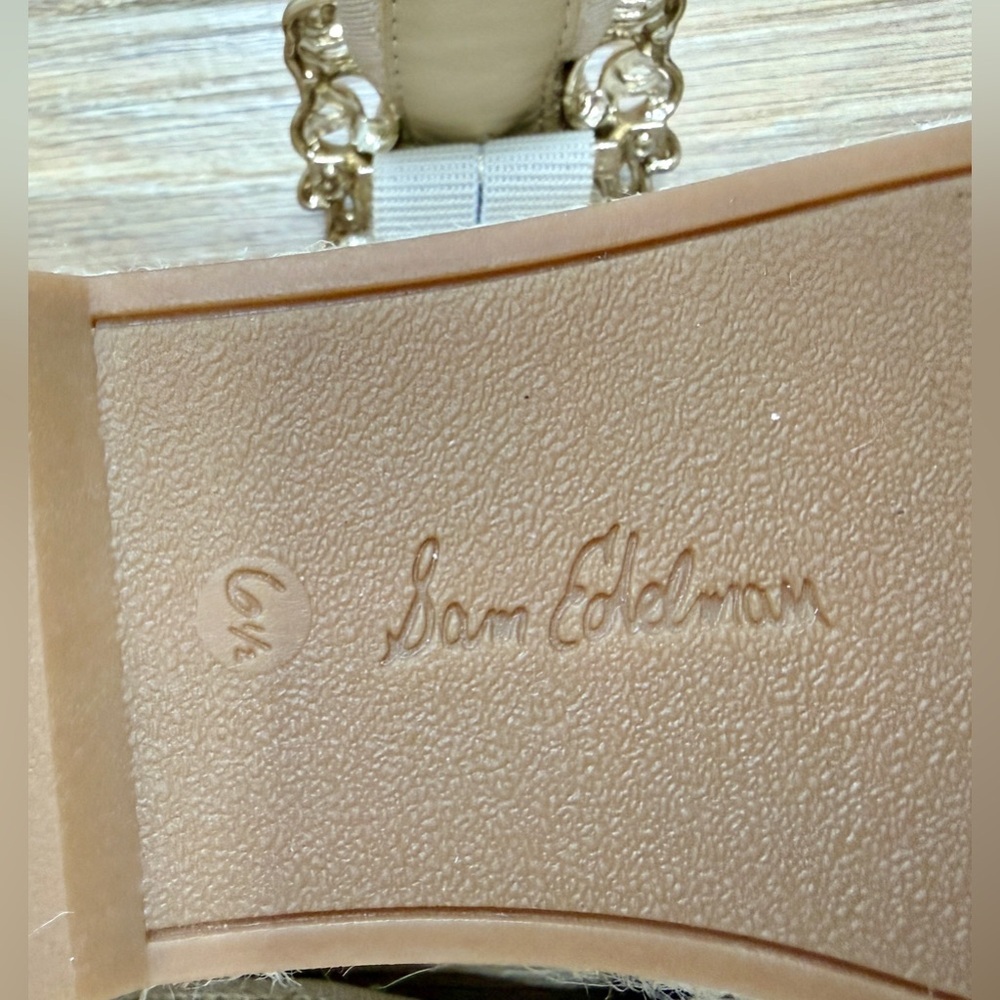 Sam Edelman Women’s Maddy Mary Jane Espadrille Flats Size 6.5 EUC - Picture 3 of 7